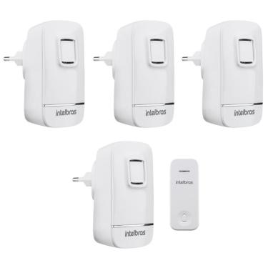 Imagem de Kit Campainha sem fio CIK 200 Intelbras Com 4 Pontos Interno