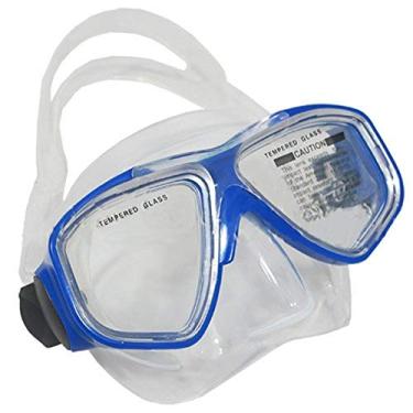 Imagem de Scuba Choice Scuba Blue Isla Máscara de silicone azul mergulho livre de baixo volume