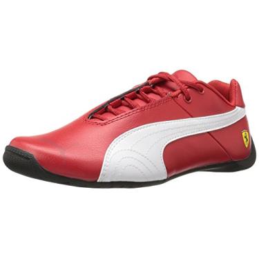 Imagem de PUMA Tênis infantil unissex Scuderia Ferrari Future Cat, Branco, 5 Big Kid