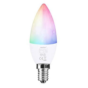 Imagem de LGIDTECH Lâmpada FUT108 Miboxer 4W E14 LED 2,4 GHz AC100-240V RGB+CCT Cor e temperatura alteráveis, função de memória. A lâmpada única não funcionaria. O controlador e o hub são vendidos separadamente