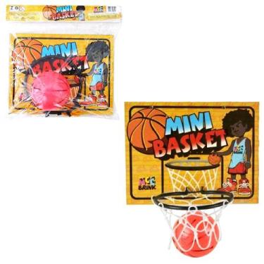 Kit Tabela Aro Rede Basquete + Bola Oficial 7 + Mini Bola 5