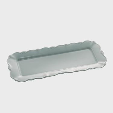 Imagem de Travessa 36 x 16 cm de porcelana Fancy menta Wolff - 17739