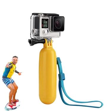 Imagem de Câmera Bóia - Bóia de câmera de cores brilhantes com alça de pulso | Bastão de flutuação para mergulho ao ar livre, câmera de surfe, bastão de flutuação portátil, acessórios gerais para câmeras Hods