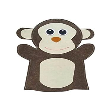 Macaco com coração - animal infantil personagem de desenho animado