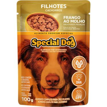 Imagem de Ração Úmida Special Dog Sachê Frango para Cães Filhotes - 100 g