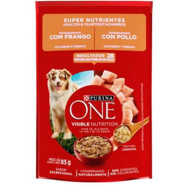 Imagem de Ração Úmida Nestlé Purina One Frango para Cães Adultos e Filhotes - 85 g