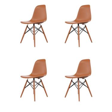 Imagem de Conjunto com 4 Cadeiras Eames DSW Terracota