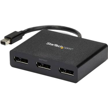 Imagem de StarTech .Com 3-Porta Adaptador Multi Monitor Mini Displayport 1.2 A 3X Displayport Mst Hub Triplo 1080P Ou Dual 4K 30Hz Mdp Para Dp Mst Video Splitter Para Windows Extended Desktop (Mstmdp123Dp)