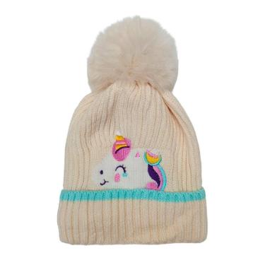 Imagem de Gorro Touca Infantil Kids Fofinha com Pompom e Forro DC23-24