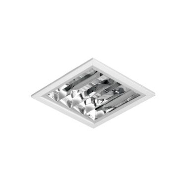 Imagem de Luminária  2 X 23W Embutir C/Aletas E-27  PF61 - Abalux Abalux