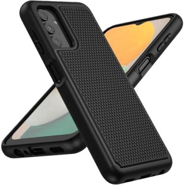 Imagem de BNIUT Capa para Samsung Galaxy A13 5G: Capa protetora de camada dupla para celular resistente à prova de choque resistente com traseira texturizada antiderrapante - proteção militar resistente - 16,5