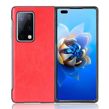 Imagem de Capa para celular Huawei Mate X2 Capa protetora robusta 360° Proteja seu telefone padrão vintage capa capa compatível com Huawei Mate X2