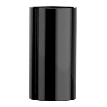 Imagem de Vaso Fibra De Vidro Vietnamita Vitrificado Cilindro Decorativo 70x36cm (Preto)
