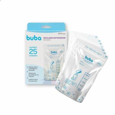 Imagem de Kit Saco Para Armazenar Leite Materno Para Bebe 25un Buba
