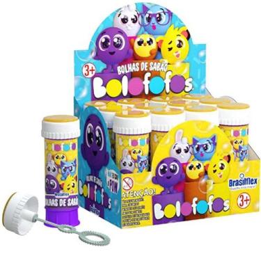 Imagem de Bolha De Sabão Bolofofos 24u Lembrancinha Para Festas Aniver - Brasilf