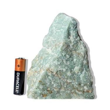 Imagem de 01 Quartzo Verde Pedra Pé Serrado 300 a 400g Apx 11cm Tipo B - Cristai