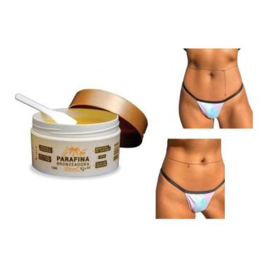 Imagem de Parafina Bronzeadora + Corrente de Cintura - BODY CHAIN Tam. Único - L