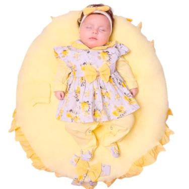 Imagem de Saída de Maternidade para Menina Belinha 05 Peças - Pandora Baby Enxov
