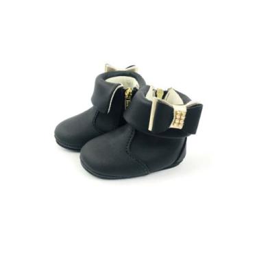 Imagem de Bota infantil menina sapatinho bebe recém nascido botinha confortavel 