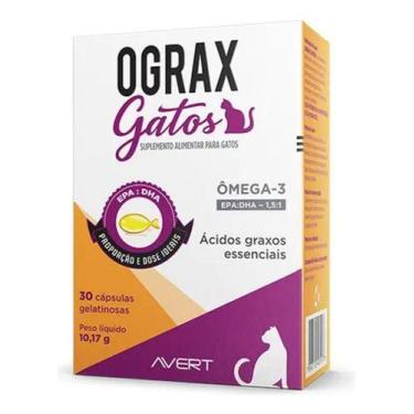 Imagem de Suplemento Nutricional Ograx Gatos 30 Cápsulas Gelatinosas - Avert