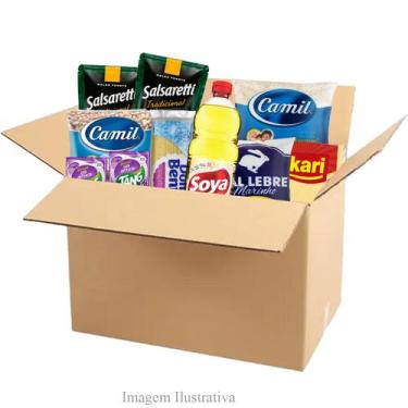 Imagem de Cesta Básica De Alimentos - 10 Itens - Marcas Premium - São Rubens