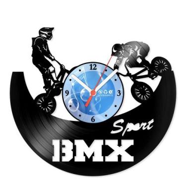 Imagem de Relógio De Parede Disco Vinil Esportes - BMX Sport - VES-144 - Moderna