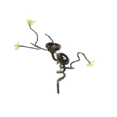 Imagem de Galho rustico c/ninhos 38 cm decorativo - Cromus