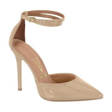 Imagem de Sapato Scarpin Feminino Vizzano Salto Fino Alto Bico Fino Verniz Moder