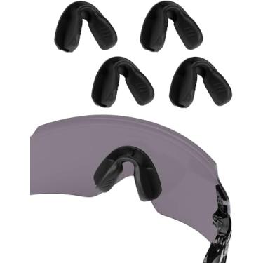 Imagem de Bowyer 4 almofadas de nariz de substituição compatíveis com Oakley Encoder OO9471/Kato OO9455/Kato X OO9475/RE: Óculos de sol SubZero OO9098