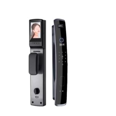 Imagem de Totalmente automático wifi app 3d reconhecimento facial bloqueio inteligente impressão digital cartão biométrico chave bloqueio digital casa bloqueio inteligente(30-240 3D Face TF)