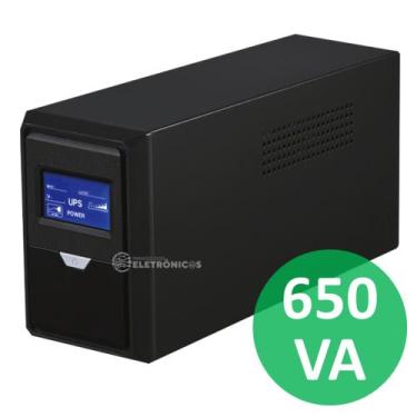Imagem de Nobreak 650VA Compacto Protege Seus Dispositivos de Quedas de Energia 