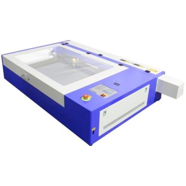 Imagem de Máquina Cnc Router Laser Corte e Gravação 60x40cm 60w Sensor Fluxo de Água 220v