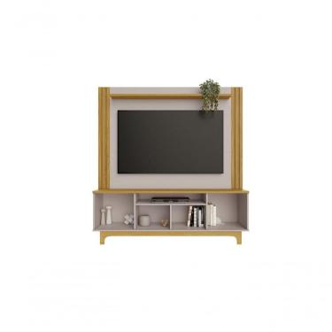 Imagem de Estante Home Para Tvs De Ate 65 Polegadas Balsamo Candian - Jcm Movelaria Nature-off White