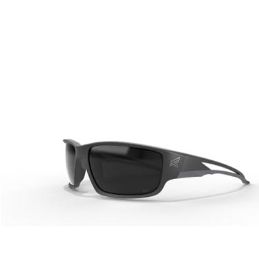 Imagem de EDGE Óculos de segurança polarizados TSK236 Kazbek Torque, Anti-Arranhão, Antiderrapante, UV 400, Grau Militar, Compatível com ANSI/ISEA e MCEPS, 12,8 cm de largura, armação preta fosca com lente fumê