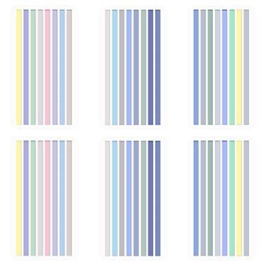 Imagem de BAYTORY 960 peças de fita marca-texto transparente reutilizável, abas adesivas transparentes para anotação de livros, tiras longas de destaque, abas de índice, notas adesivas, estéticas, materiais escolares para escritório