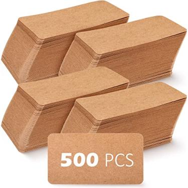 Imagem de 500 cartões de visita em branco 8,9 cm x 5 cm cartões de estudo de índice em branco pequenos cartões de notas dupla face disponíveis cartão de palavras mensagens notas de papel DIY presente escolar