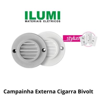Imagem de Campainha  Cigarra Externa Ilumi Bivolt