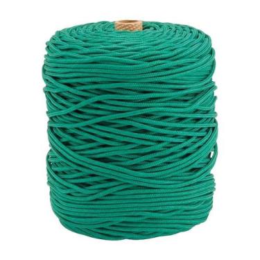 Imagem de Corda multifilamento trançada 3,0mm x 277m verde vonder