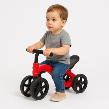 Imagem de Bicicleta Infantil Futurista Sem Pedal 4 Rodas -vermelha