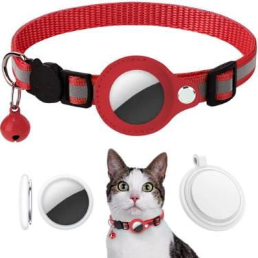 Imagem de Kit Coleira para Gato com Smart Tag Rastreador Localizador compatível 