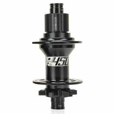 Imagem de BestParts Cubo traseiro XM450 MTB Mountain Bike Boost Thru Axle 12 x 148 mm, cubo traseiro MTB 32 furos 6 parafusos J-Bend Hub MS substituição para Shimano 12 velocidades