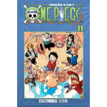 Imagem de Mangá One Piece 3 Em 1 Panini