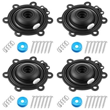 Imagem de Gulfmew Kit de reparo de diafragma compatível com DRKCP/CPF, substituição de diafragma de válvula compatível com Rain Bird CP, CPF, DV, DAS, ASVF, com filtro pré-instalado, filtro solenoide, parafuso