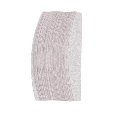 Imagem de 100 Unidades De Lixas De Unha Dupla Face Com Cabo De Metal 100/180 Grã