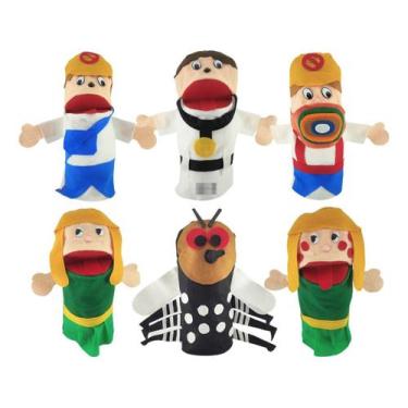 Imagem de Fantoche Combate Ao Mosquito Da Dengue Com 6 Personagens - Generico