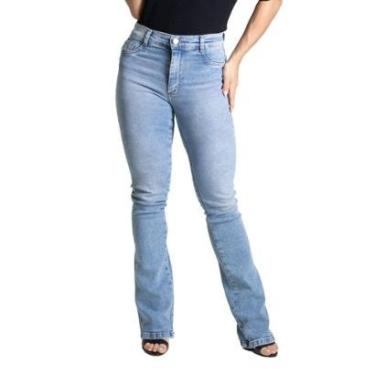 Imagem de Calça Jeans Sawary Boot Cut - 280273 - Azul médio 44-Feminino