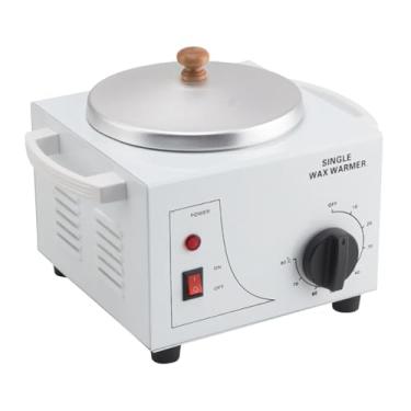 Imagem de Ysyqkn Máquina aquecedora de cera com temperatura ajustável, resistente, para salão de beleza doméstico, aquecedor elétrico portátil de cera, 110 V, Forno Único