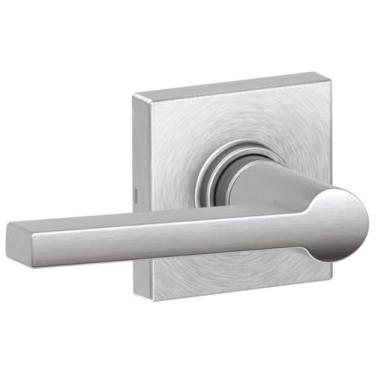 Imagem de SCHLAGE J10SOL626COL J10-SOL-COL Conjunto de maçanetas de porta de passagem de solstício com acabamento decorativo Collins (anteriormente Dexter)