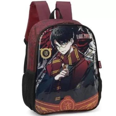Imagem de Mochila Infantil Harry Potter G Vinho - LUXCEL