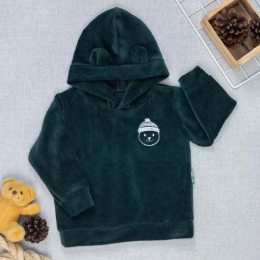 Imagem de Blusa Plush com Capuz de Orelhinha e Bordado Ursinho - Era Uma Vez, 9-